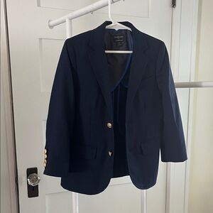J. Crew Kids Navy Blazer with Gold Buttons